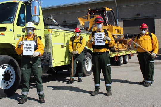 Wildland Firefighters ask for your help