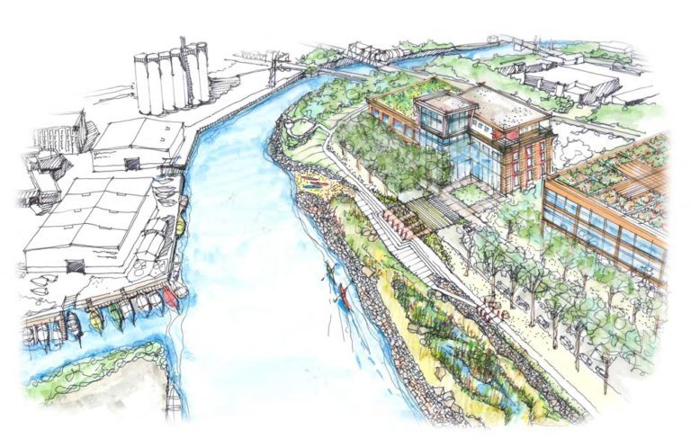 Conceptual Kinninnick Waterfront Trail