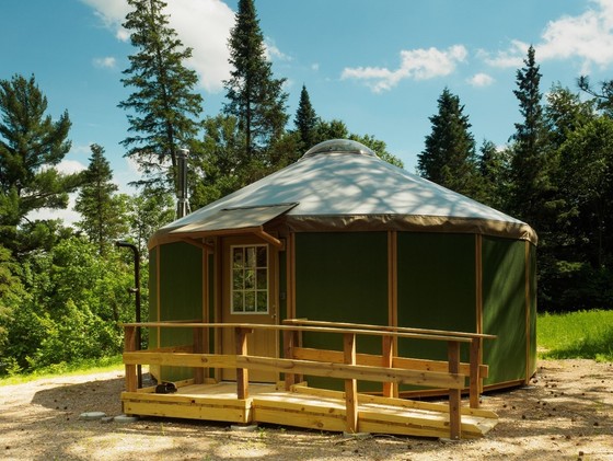 ADA-accessible yurt