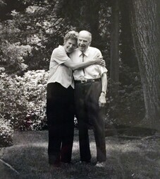 Former Governor Nelson receives a hug from a family member