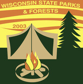 image of tent, campfire, and tree