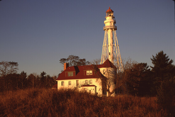 Lighthouse in twilight