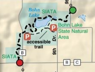map of bohn lake recreation area