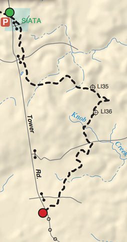Ice Age Trai Knob Creek Map