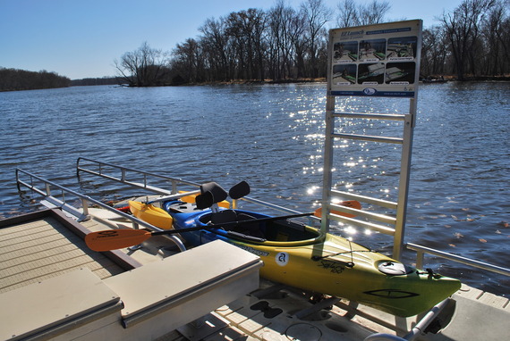 Adaptive Kayak on Universal Kayak Launch