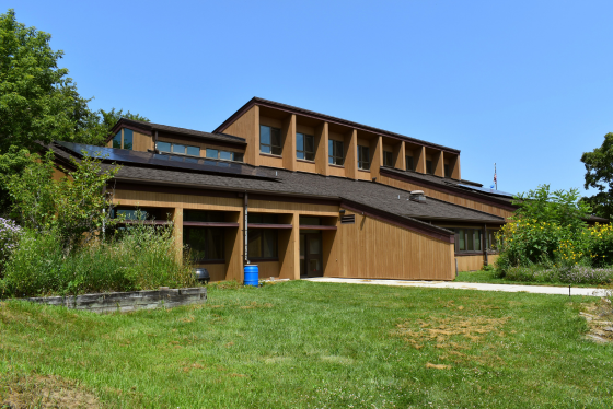 The Havenwoods Visitor Center building in summer.