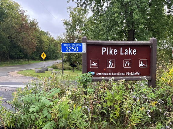 Entrance Sign at Pike Lake