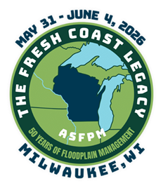 A logo that shows the state of Wisconsin highlighted on a map, with the words "The Fresh Coast Legacy" circling it. 
