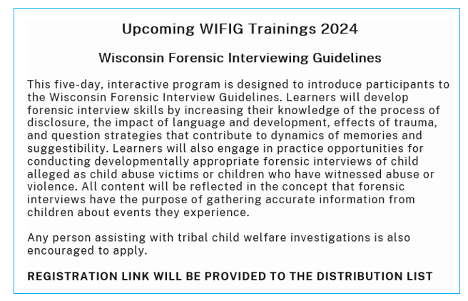 WIFIG May 2024