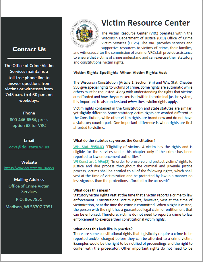 VRC When Victim Rights Vest page 1