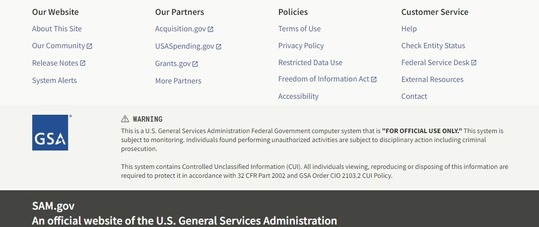 SAM.gov 9.2024 page - bottom 3rd