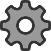 Settings cog graphic