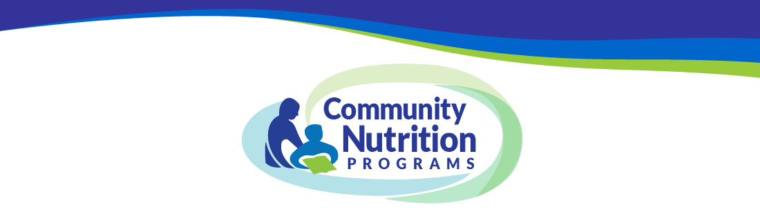 Banner for community nutrition newsletter