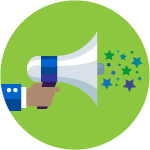 Circle Announcement icon