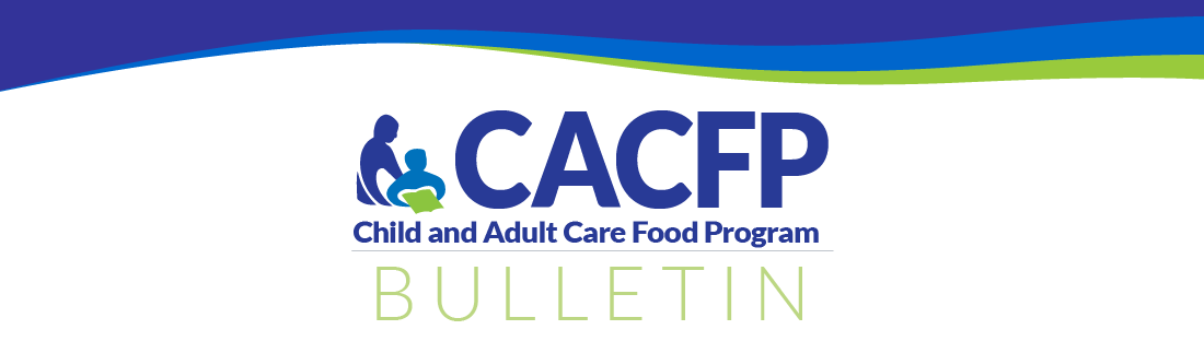 CACFP Bulletin Header