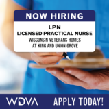 LPN openings at both King and Union Grove 