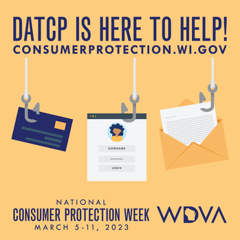 DATCP and WDVA consumer protection for veterans