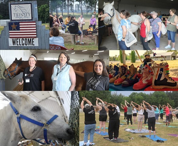 Women veterans retreat 2023 photo collage