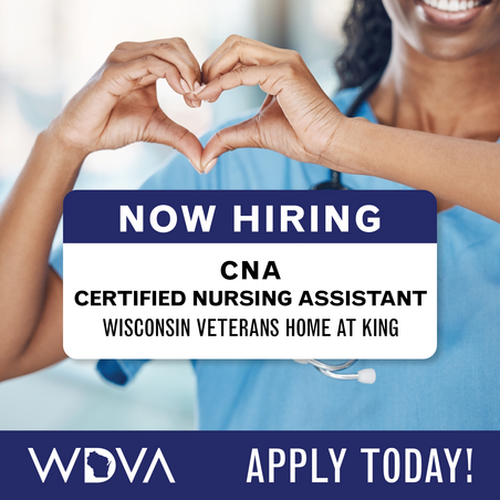 Now hiring CNAs King for newsletter 9.13.23