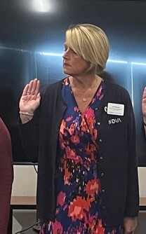 Jodi Barnett taking oath of office NASWVC Sept 2024