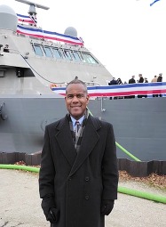 Sec Bond attends USS Beloit commissioning in Milw on 11.23.24