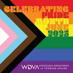Pride Month June 2025 WDVA graphic