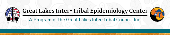 Great Lakes Inter-Tribal Epidemiology Center banner graphic