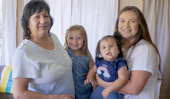 Four Native Women of All Ages Join Together