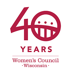 Wisconsin Women's Council 40th Anniversary Logo