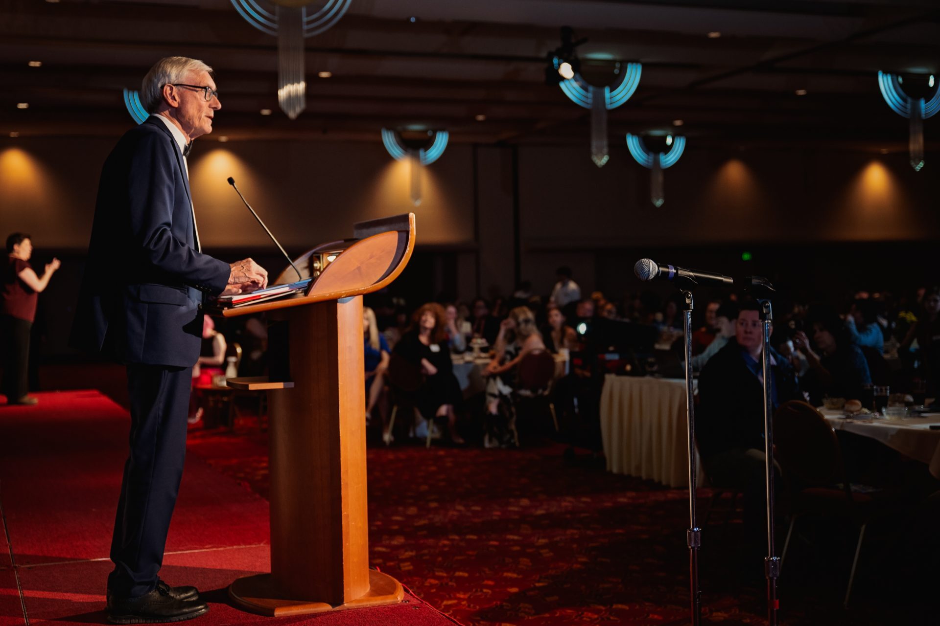 Gov. Evers speaks and receives award at GSAFE 30th Annual Celebration of  Leadership in Madison.