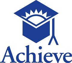 Logo for Achieve depicting graduation cap