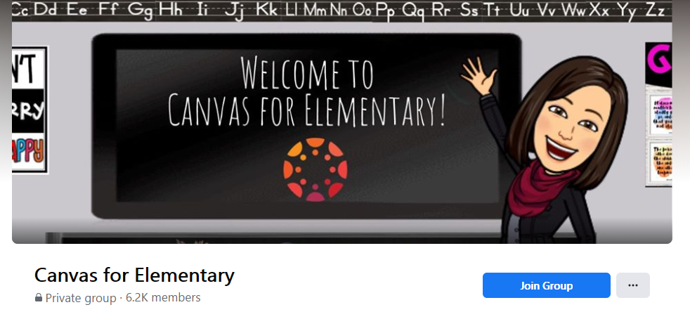 Canvas for Elementary Facebook Page Banner