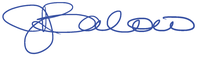 Blue Balow Signature