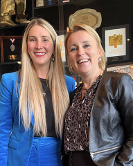 Megan with EU Ambassador