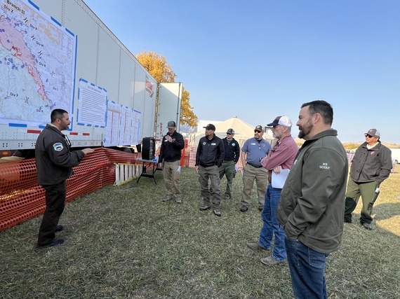 Elk Fire briefing