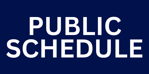 PUBLIC SCHEDULE