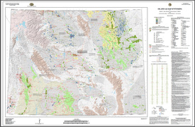 Print version of 2016 Oil and Gas Map of Wyoming. 