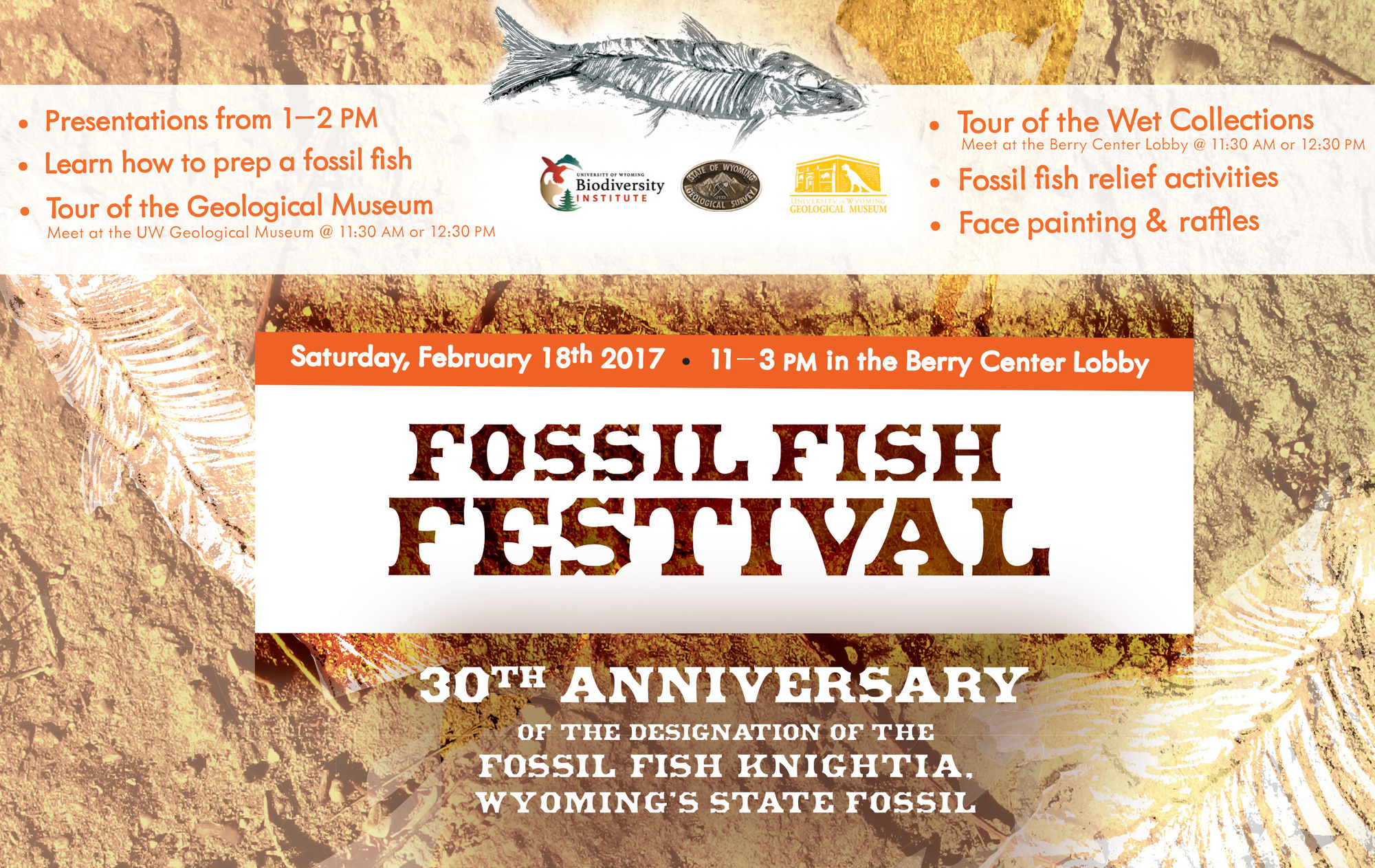Fossil Fish Festival is Feb. 18. 
