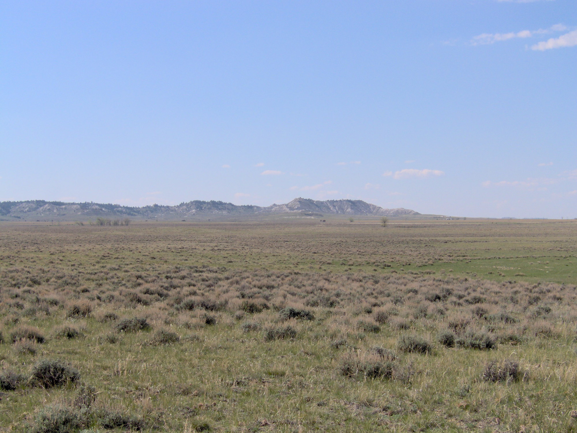 Rochelle Hills, eastern Powder River Basin, Wyoming. This area is considered to be an important recharge area for the Upper Wyodak coal seam. Photo co