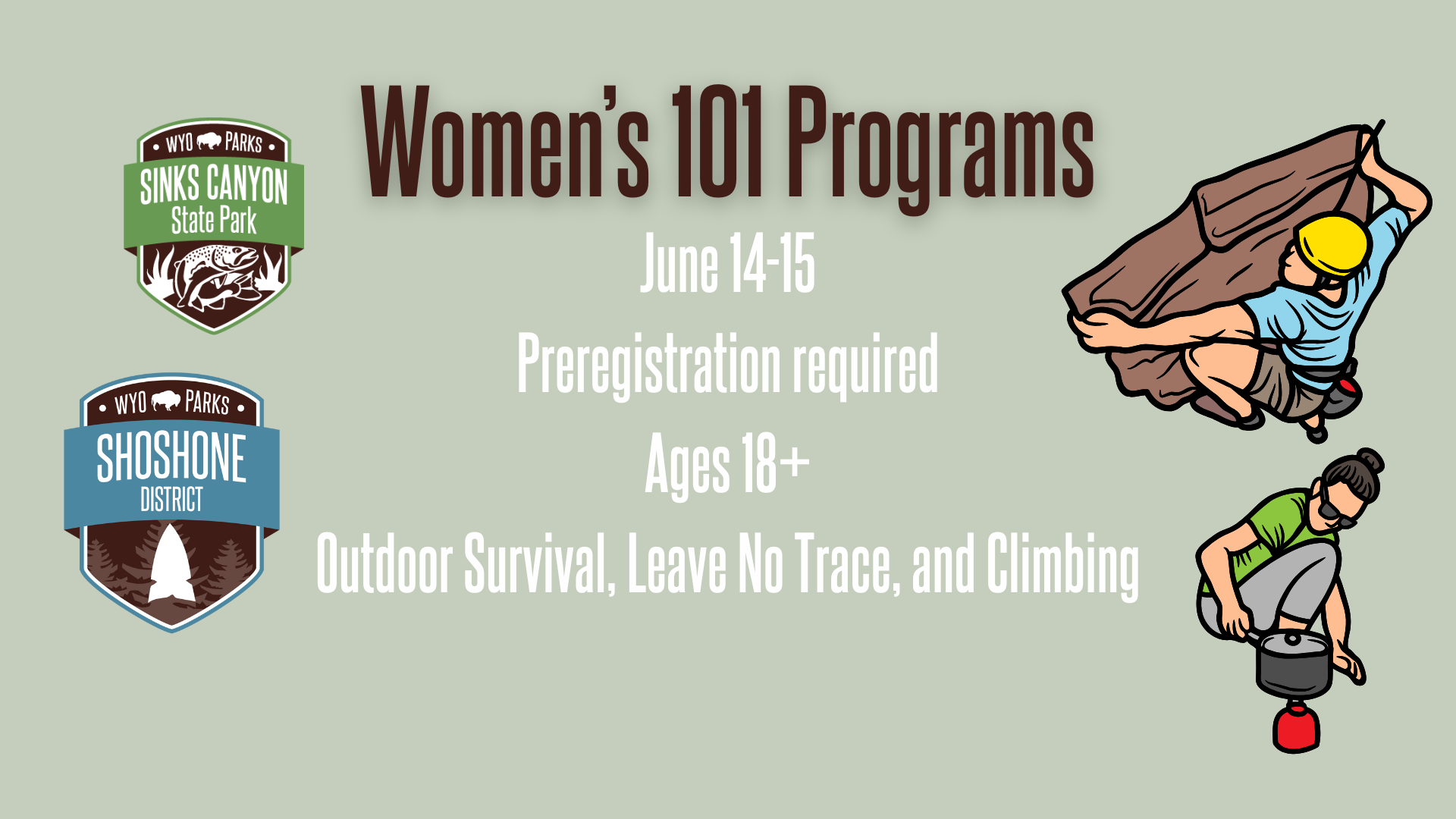 women's programs at Sinks Canyon