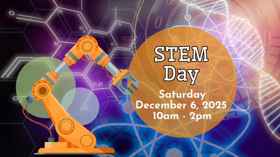 robot arm and technology background for Dec 6th Family Day