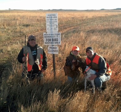 pheasant hunting by access area