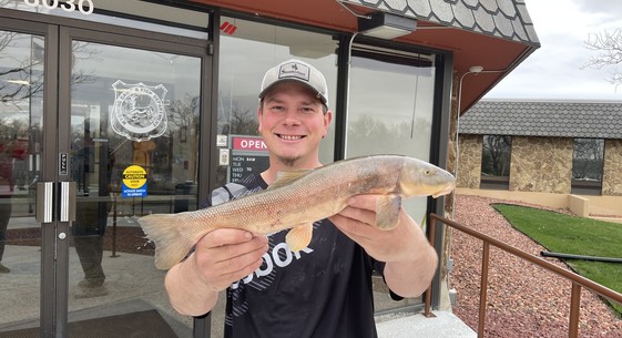 Chris Bobo and his record-breaking fish