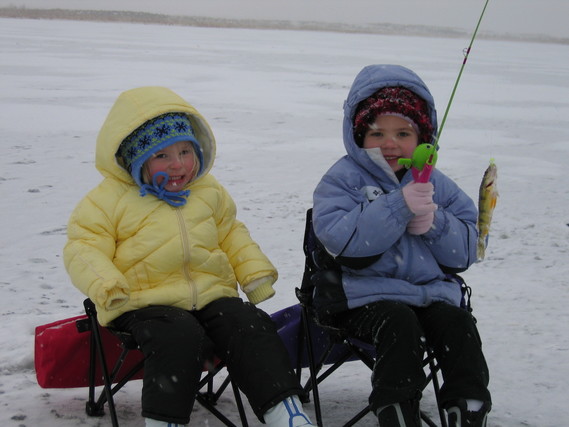 Kids fishing