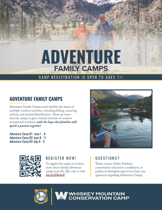 Family Camp in Wyoming