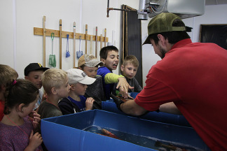 Hatchery tour