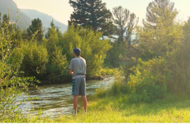 Fishing in the heat