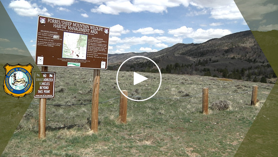 Habitat and Access sign at Game and Fish site