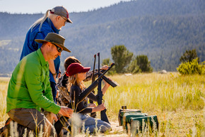 Participants learn hunter safety