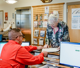 License sale at the Game and Fish headquarters